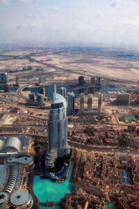 Blick vom Burj Khalifa, Dubai