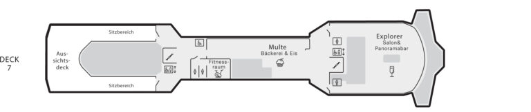 MS Kong Harald Deckplan