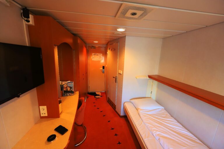 MS Trollfjord Kabine 494 Beispiel für die N Kabinen Deck 4