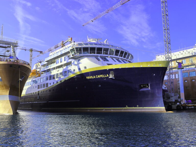 Postschiff Havila Capella af der Tersan Werft Türkei ©Horst Reitz