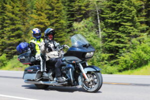 Kanada, British Columbia, Motorrad ©Horst Reitz