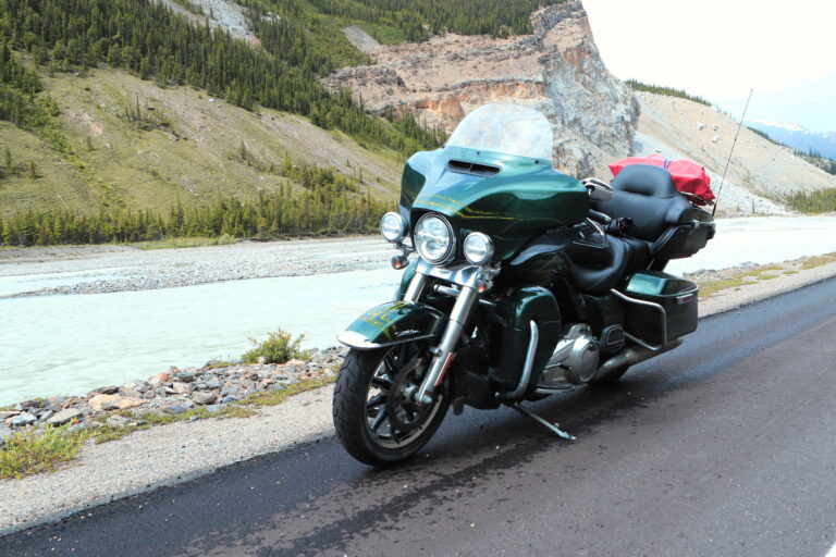 Kanada, British Columbia, Motorrad ©Horst Reitz