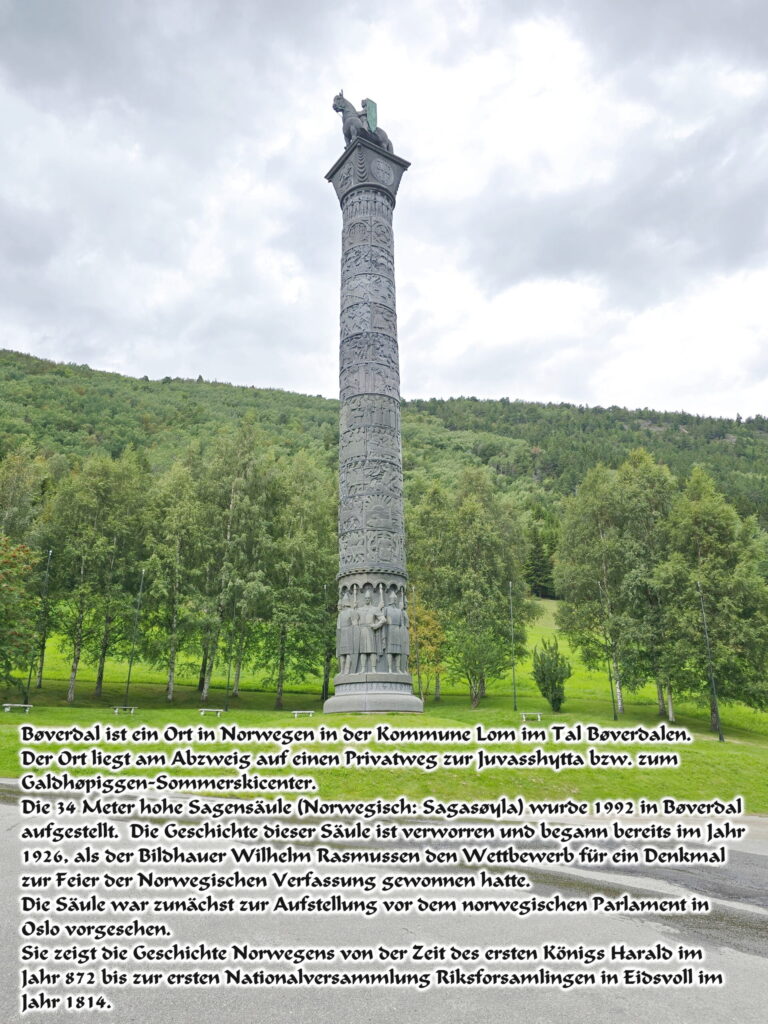 Bøverdal Säule, Lom