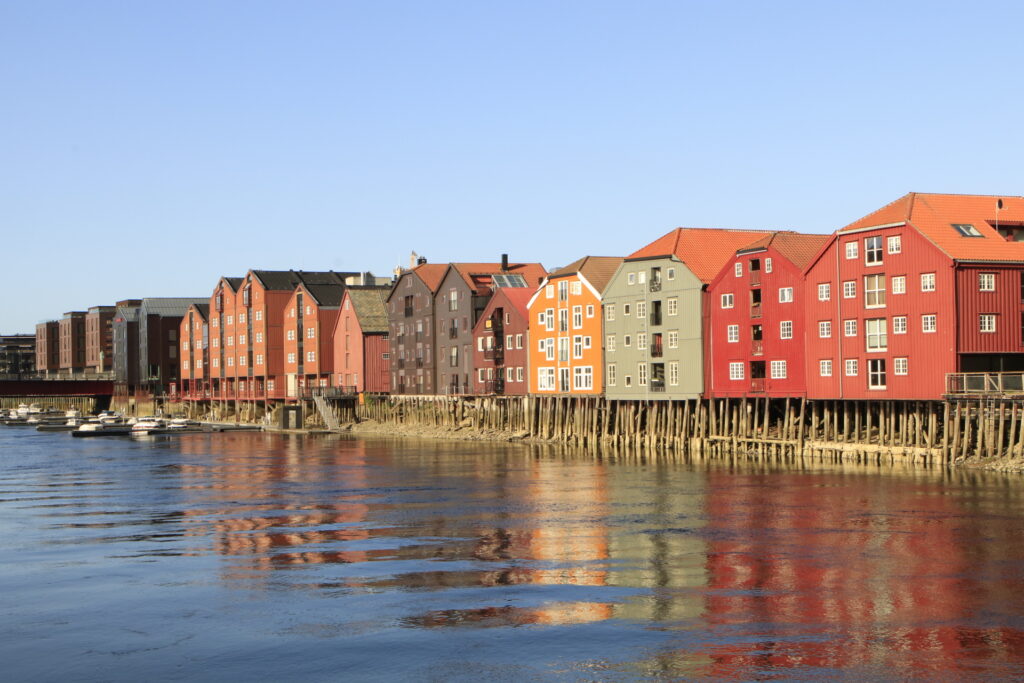 Trondheim, Lagerhäuser am Nidelv No.Trøndelag