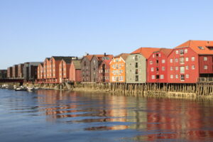 Trondheim, Lagerhäuser am Nidelv No.Trøndelag