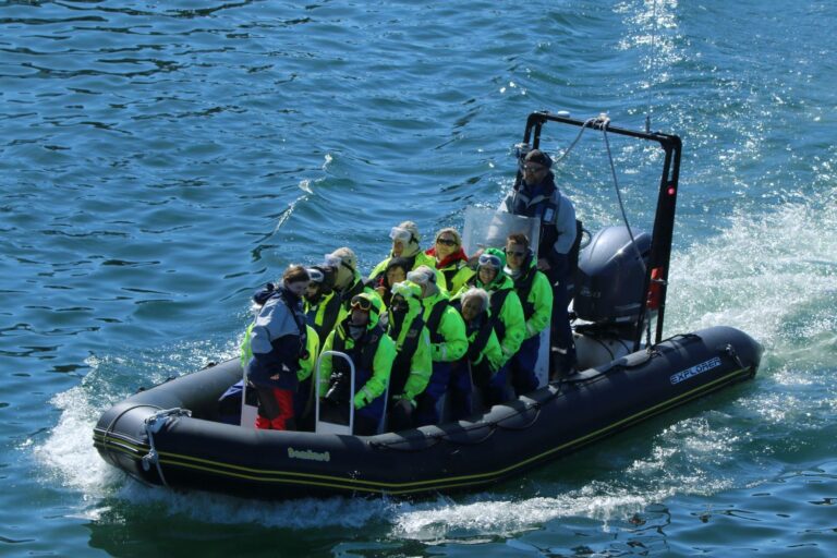 Norwegen Bodø Rip-Boat auf dem Saltraumen