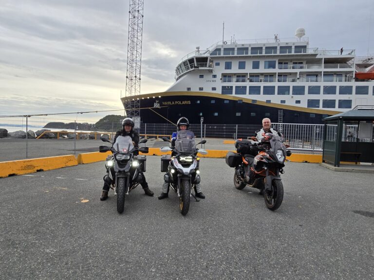 Norwegen Trondheim Motorrad
