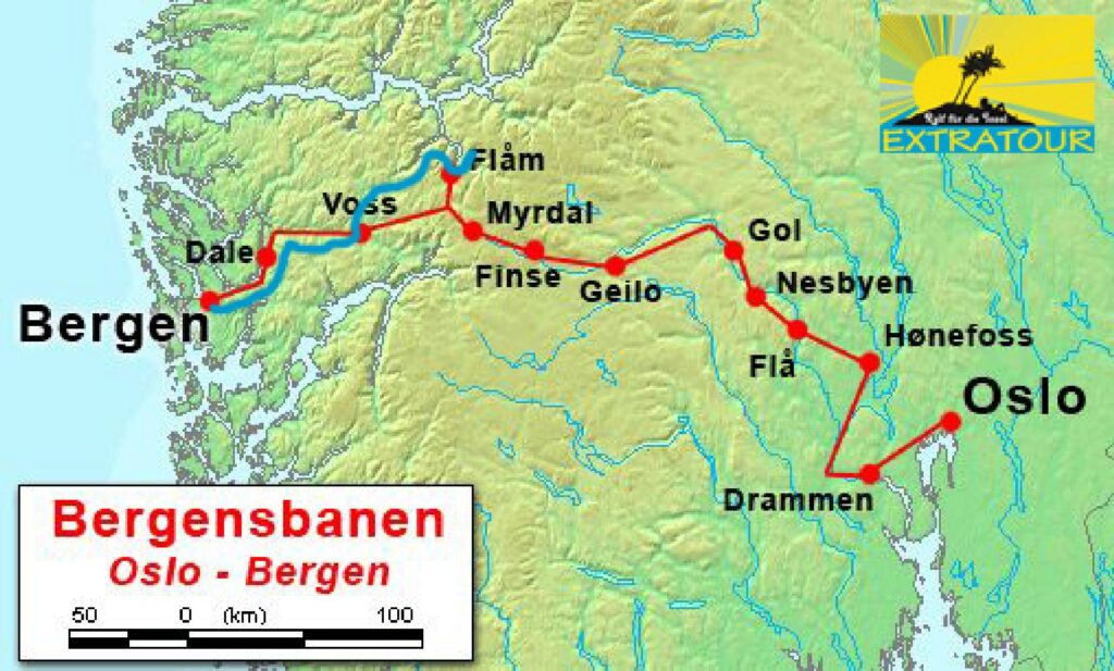 NSB Bergensbahn Oslo-Bergen