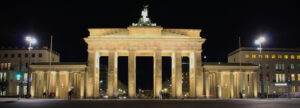 Berlin, Abendstimmung am Brandenburger Tor
