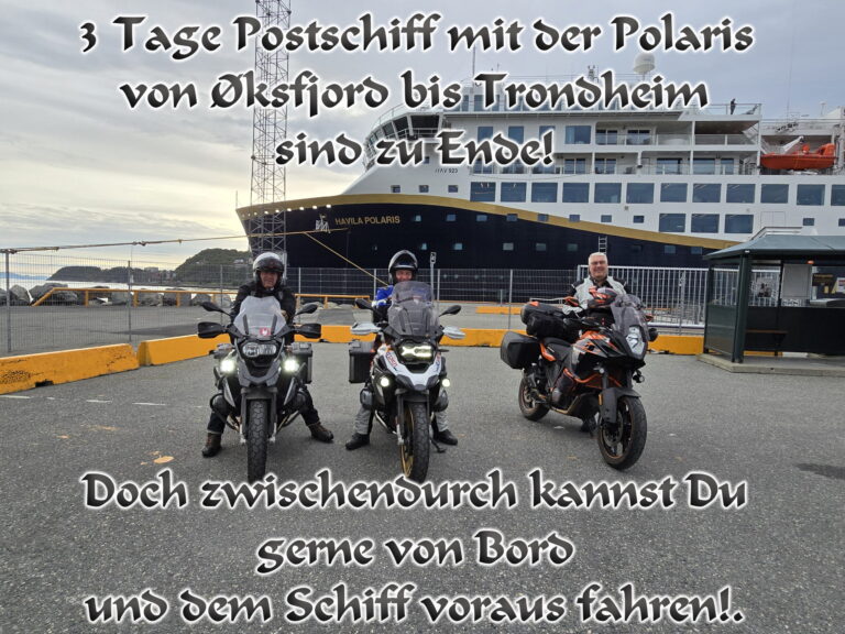 Nordkaptour Beginn Westnorwegen Tour ©Horst Reitz
