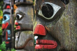 11644961 - totem poles in british columbia, canada