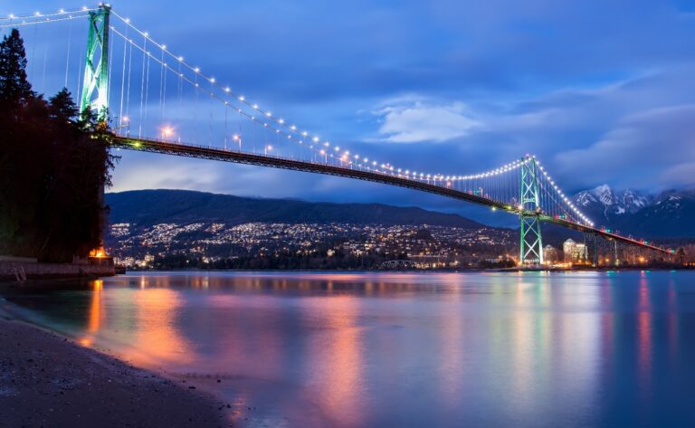 Kanada British Columbia Vancouver Lions Gate Bridge