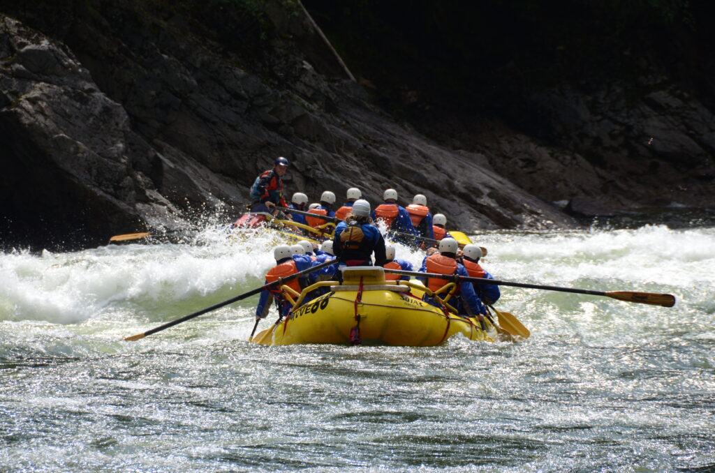 Kanada, Rafting Clearwater River am Wells Grey NP