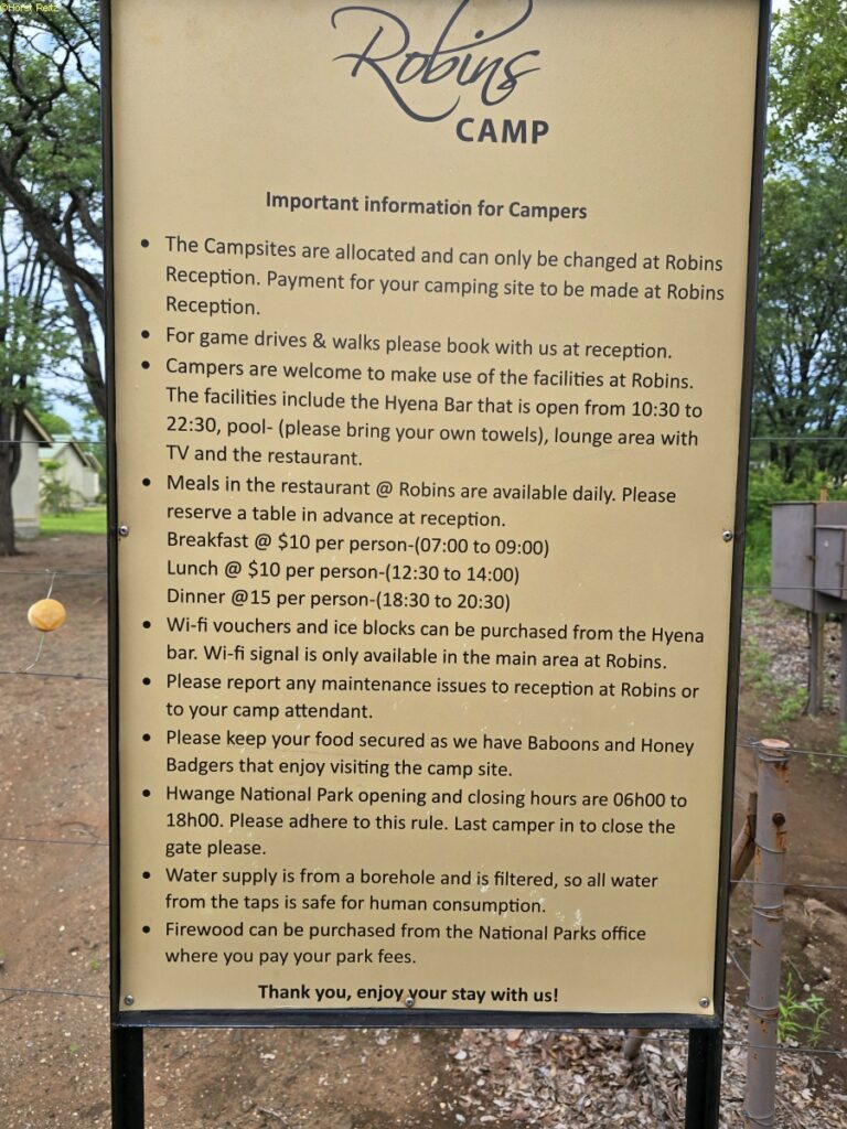 Robins Camp Hwange NP